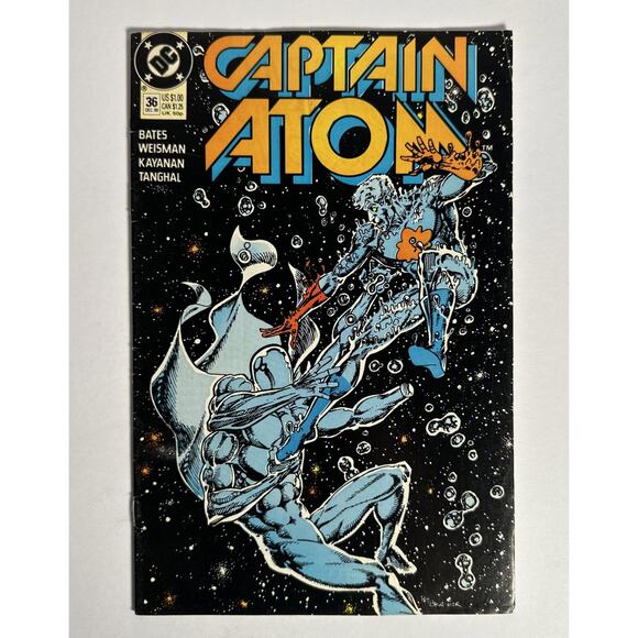 Captain Atom Comic 36 Copper Age First Print 1989 Weisman Kayanan Tanghal DC NM - Picture 1 of 4